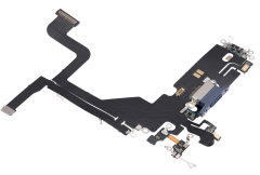 Gniazdo ładowania złącze USB mikrofon do Apple iPhone 13 Pro, niebieskie