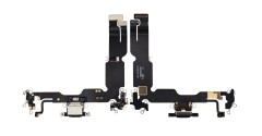 HQ Złącze ładowania USB do Apple iPhone 15 Plus (Czarne)