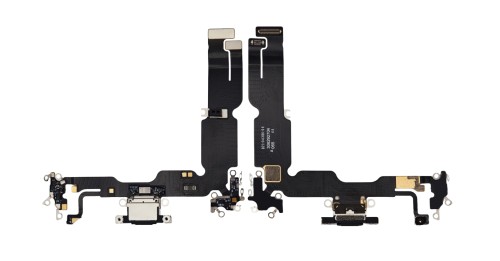 HQ Złącze ładowania USB do Apple iPhone 15 Plus (Czarne)