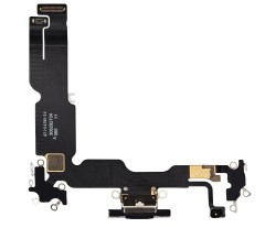 HQ Złącze ładowania USB do Apple iPhone 15 Plus (Czarne)