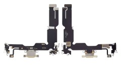 Gniazdo ładowania złącze USB mikrofon do Apple iPhone 15 Plus, żółte