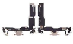 Gniazdo ładowania złącze USB mikrofon do Apple iPhone 15 Plus, różowe