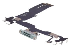 Gniazdo ładowania złącze USB mikrofon do Apple iPhone 15 Plus, zielone