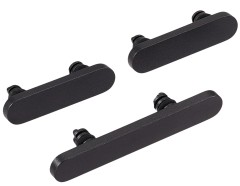 Przyciski Power i Volume i Action guzik do iPhone 17 (Czarne)