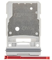 Szufladka tacka uchwyt karty SIM do Samsung Galaxy S20 FE, Czerwona
