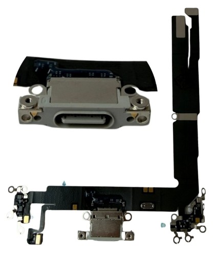 ORG Złącze ładowanie USB oryginalne demont do iPhone 16 Plus (Białe)