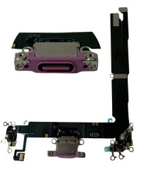 ORG Złącze ładowanie USB oryginalne demont do iPhone 16 Plus (Różowe)