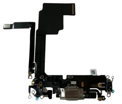 ORG Złącze ładowanie USB oryginalne demont iPhone 15 Pro (Natural Titanium)