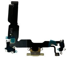 ORG Złącze ładowanie USB oryginalne demont do iPhone 15 Plus (Żółte)
