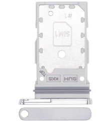 Szufladka tacka uchwyt karty SIM do Samsung Galaxy S22 Ultra, Biała