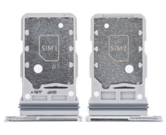Szufladka tacka uchwyt karty SIM do Samsung Galaxy S21 Ultra, Srebrna