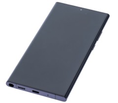 HQ Wyświetlacz LCD OLED z ramką do  Samsung Galaxy Note 20 Ultra 5G, czarny
