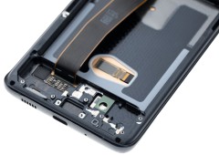 HQ Wyświetlacz LCD OLED z ramką do  Samsung Galaxy S20 Ultra, czarny