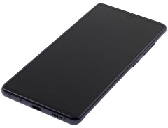 HQ Wyświetlacz LCD OLED z ramką do  Samsung Galaxy S20 FE granatowy/czarny