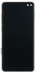 Wyświetlacz LCD TFT z ramką do Samsung Galaxy S10+ (SM-G975) czarny