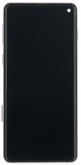 Wyświetlacz LCD TFT z ramką do Samsung Galaxy S10 (SM-G973) czarny