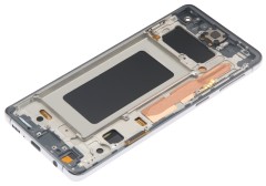 Wyświetlacz LCD TFT z ramką do Samsung Galaxy S10 (SM-G973) czarny