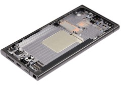 HQ Wyświetlacz LCD OLED z ramką do Samsung Galaxy S24 Ultra, czarny