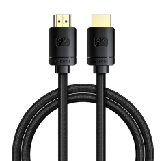 Kabel HDMI Baseus 8K & 60Hz / 4K & 120Hz / 2k & 144 Hz 1m (czarny)