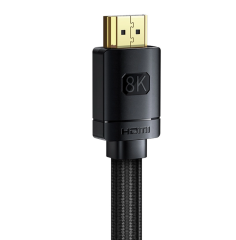 Kabel HDMI Baseus 8K & 60Hz / 4K & 120Hz / 2k & 144 Hz 1m (czarny)