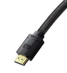 Kabel HDMI Baseus 8K & 60Hz / 4K & 120Hz / 2k & 144 Hz 1m (czarny)