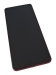 ORG Wyświetlacz oryginalny LCD z ramką Motorola Moto G86 Power (Czerwony)