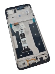 ORG Wyświetlacz oryginalny LCD z ramką do Motorola Moto G35 (Czarny)