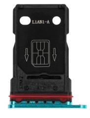 Szufladka tacka uchwyt karty SIM do OnePlus 8 zielona