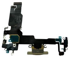ORG Złącze ładowanie USB oryginalne demont do iPhone 15 (Żółte)