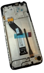 HQ Wyświetlacz LCD ekran z ramką do Xiaomi Redmi 14C 4G | Poco C75, czarny