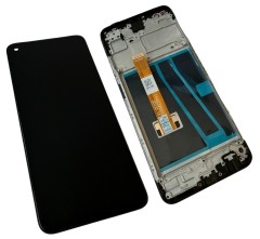 HQ Wyświetlacz LCD ekran z ramką do Oppo A72 | A52 | A92 (4G), czarny
