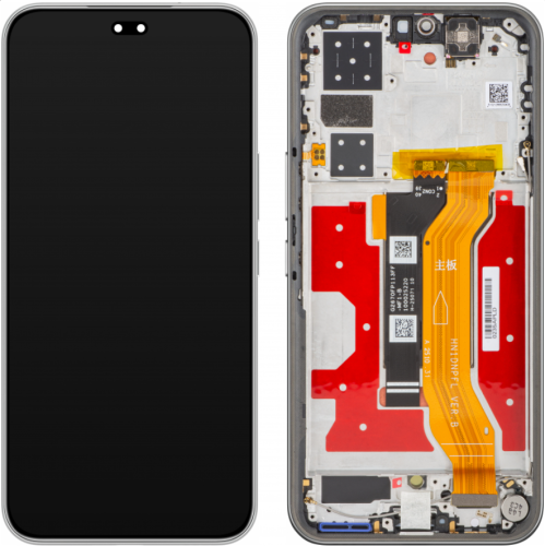 ORG Wyświetlacz oryginalny LCD AMOLED dotyk ramka do Honor 400 Pro, Szary