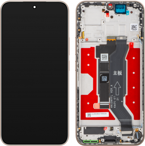 ORG Wyświetlacz oryginalny LCD AMOLED dotyk ramka do Honor 400, Złoty