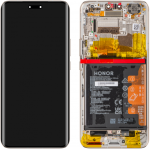 ORG Wyświetlacz oryginalny LCD ramka bateria Honor Magic6 Pro Zielony/Złoty