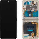 ORG Wyświetlacz wewnętrzny LCD ramka  Motorola Razr 2024 | Razr 50 (Beżowy)