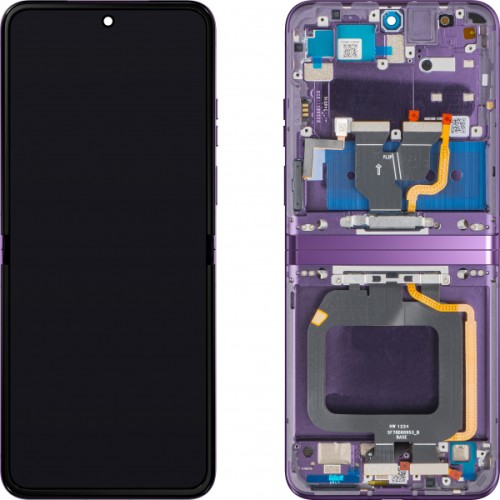 ORG Wyświetlacz wewnętrzny LCD ramka do Motorola Razr 40 (Fioletowy)