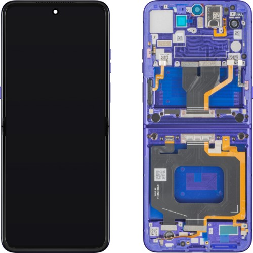ORG Wyświetlacz wewnętrzny LCD ramka Motorola Razr Ultra 2026/70  Niebieski