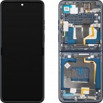 ORG Wyświetlacz wewnętrzny LCD ramka Motorola Razr+ 2025/2024|50 Ultra Blue