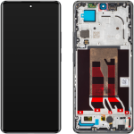 ORG Wyświetlacz LCD oryginalny z ramką ekran do Oppo Reno 10 Pro (srebrny)