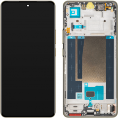 ORG Wyświetlacz oryginalny LCD dotyk z ramką do Realme 16 Pro+ Złoty