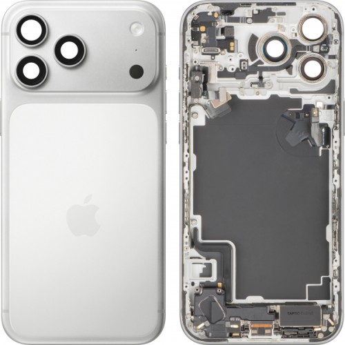 ORG Korpus Grade A oryginalny klapka ramka do iPhone 17 Pro Max (srebrna)