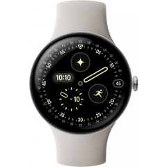 Smartwatch zegarek Google Pixel Watch 4 45mm Biały NFC GPS GA09308-EU