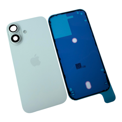 ORG Klapka Grade A oryginalna plecki tył + flex do Apple iPhone 17 (biała)