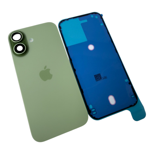 ORG Klapka Grade A oryginalna plecki tył + flex Apple iPhone 17 (zielona)