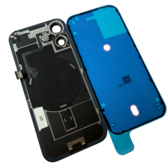 ORG Klapka Grade A oryginalna plecki tył + flex do Apple iPhone 17 (czarna)