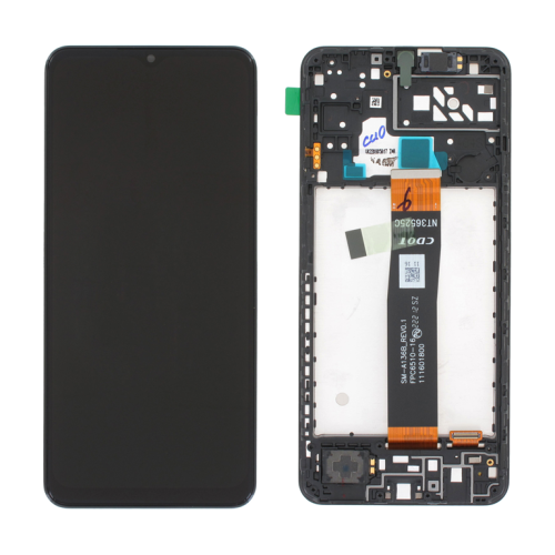 (2-3 dni) ORG Wyświetlacz LCD Samsung A04s 2022 SM-A047 CZARNY Z RAMKĄ