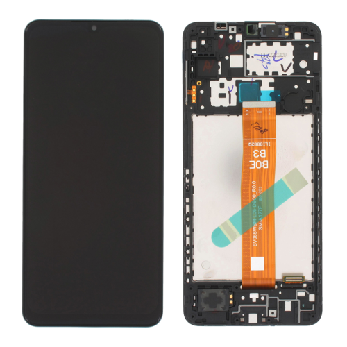 (2-3 dni) ORG Wyświetlacz LCD Samsung A12 2021 SM-A127 CZARNY Z RAMKĄ