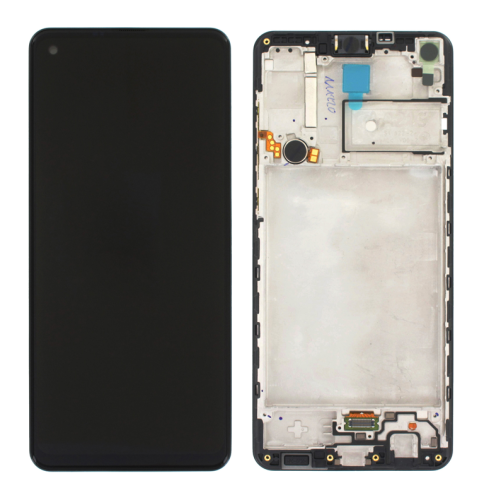 (2-3 dni) ORG Wyświetlacz LCD Samsung A21s 2020 SM-A217 CZARNY Z RAMKĄ