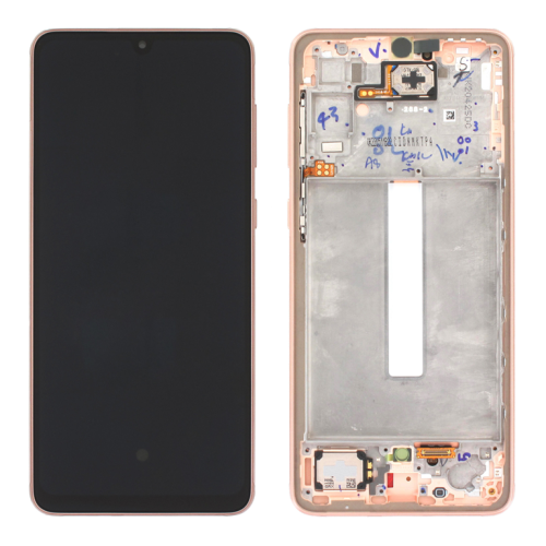 (2-3 dni) ORG Wyświetlacz LCD Samsung A33 5G 2022 SM-A336 ZŁOTY/POMARAŃCZOWY Z RAMKĄ