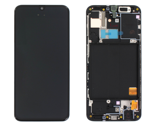 (2-3 dni) ORG Wyświetlacz LCD Samsung A40 2019 SM-A405 CZARNY Z RAMKĄ